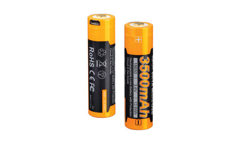 PILA RECARGABLE MINI USB 18650 3.6V 3500 MAH FENIX