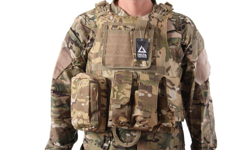 CHALECO PLATE CARRIER MULTICAM DELTA TACTICS V07