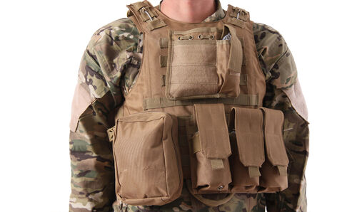 CHALECO PLATE CARRIER TAN DELTA TACTICS V07