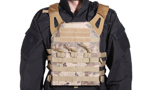 CHALECO PLATE CARRIER CRIPTEC ARENA DELTA TACTICS V18 + 2 PLACAS DE PROTECCION DUMMY