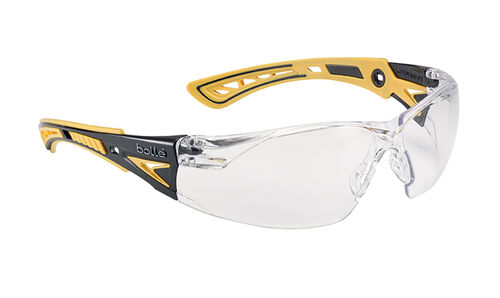 GAFAS BOLLE RUSH+ PC TRANSPARENTE AMARILLO