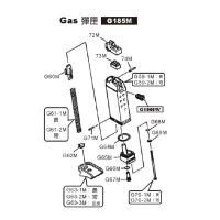 Repuesto HFC mag lip para cargador gas/co2 G17 HG-184-9 72M G186-W10-E1