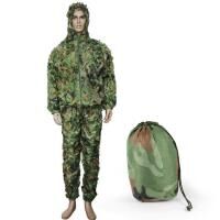 Ghillie suit estilo HOJA woodland UN-12-WL