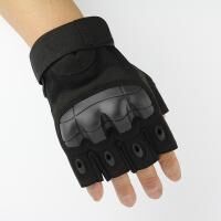 Guantes tacticos medio dedo APV A10 BK L