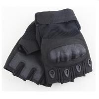 Guantes tacticos medio dedo A4 BK L