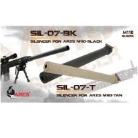 Silenciador ARES M110 370mm(001-T) SIL-07-BK